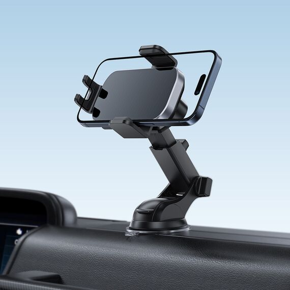 Acefast D53 Car Mount with Wireless Charger for Dashboard with Automatic Clamp - Black - Powerbanks - Smartphone Chargers - Techbox
