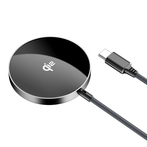 Acefast E24 Qi2 15W Magnetic Inductive Charger with 1.2m USB-C Cable - Black - Powerbanks - Smartphone Chargers - Techbox