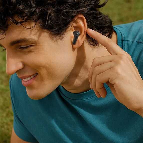 Acefast W4 TWS wireless in-ear headphones with phone stand function - black | Techbox