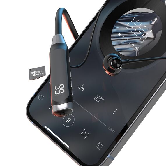 Dudao U5 Max Bluetooth Neckband Wireless Headphones - Black | Techbox