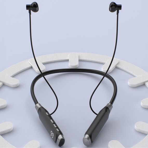 Dudao U5 Max Bluetooth Neckband Wireless Headphones - Black | Techbox