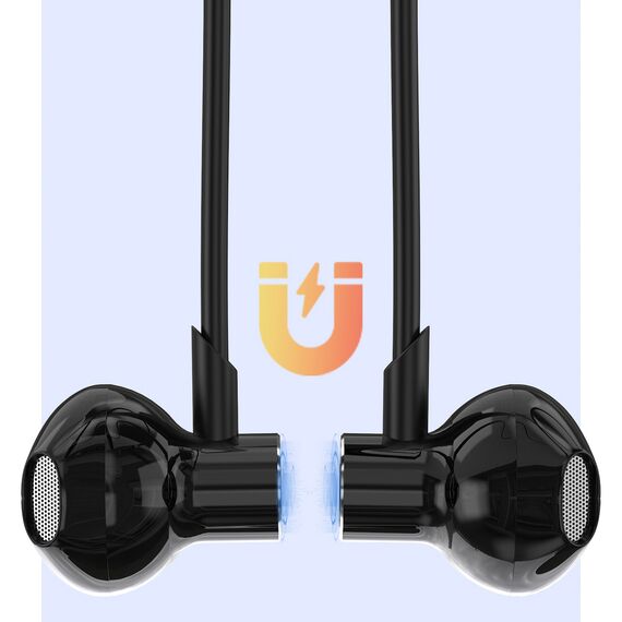 Dudao U5 Max Bluetooth Neckband Wireless Headphones - Black | Techbox