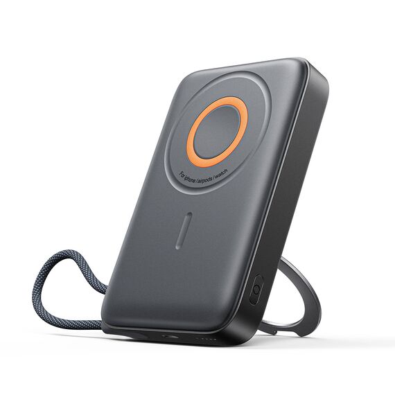 Joyroom JR-PBM02 Powerbank 22.5W 10000mAh 3in1 Magnetic Inductive Compatible with MagSafe with Built-in Cable - Black - Travel Chargers - Smartphone Chargers - Techbox