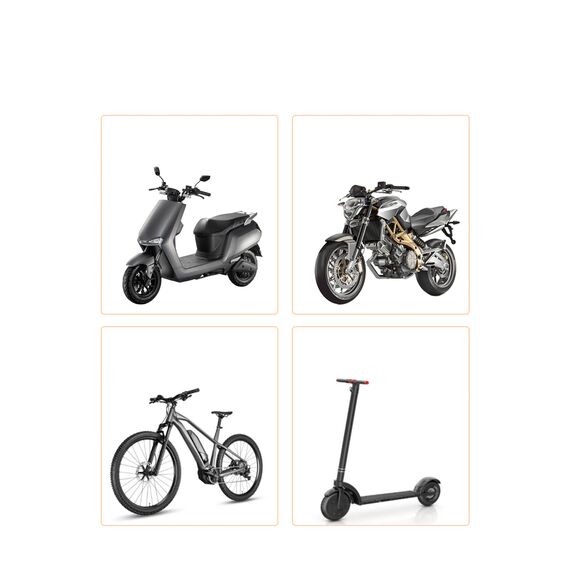 Joyroom JR-ZS431 phone holder for bike, motorcycle, scooter - black - Bicycle - Sports & Fitness - Techbox