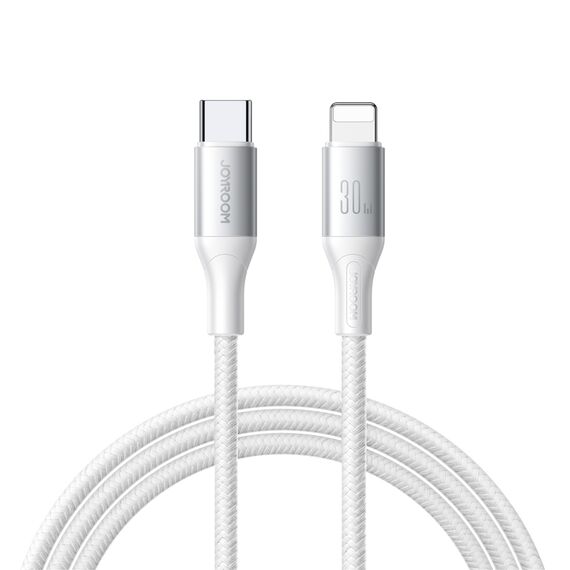 Joyroom S-A28 Flash Series 30W USB-C to Lightning cable 1m - white | Techbox