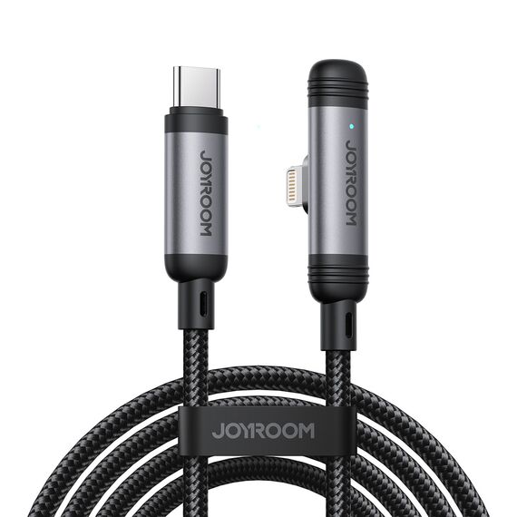 Joyroom S-A56 EnjoyX Series 90° USB-C - Lightning cable 30W 1.2m - black | Techbox