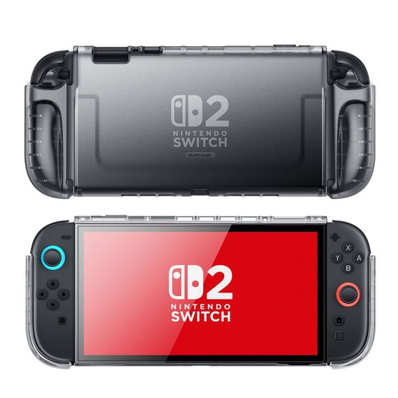 Supcase Crystal Case for Nintendo Switch 2 - Transparent Black - Nintendo Switch 2 Accessories - Accessories for Consoles - Techbox