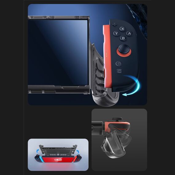 Supcase Crystal Case for Nintendo Switch 2 - Transparent Black - Nintendo Switch 2 Accessories - Accessories for Consoles - Techbox