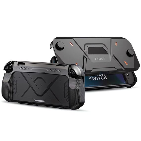 Tech-Protect Carbonox Case for Nintendo Switch 2 - Black - Nintendo Switch 2 Accessories - Accessories for Consoles - Techbox