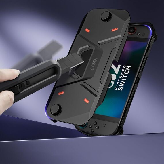 Tech-Protect Carbonox Case for Nintendo Switch 2 - Black - Nintendo Switch 2 Accessories - Accessories for Consoles - Techbox