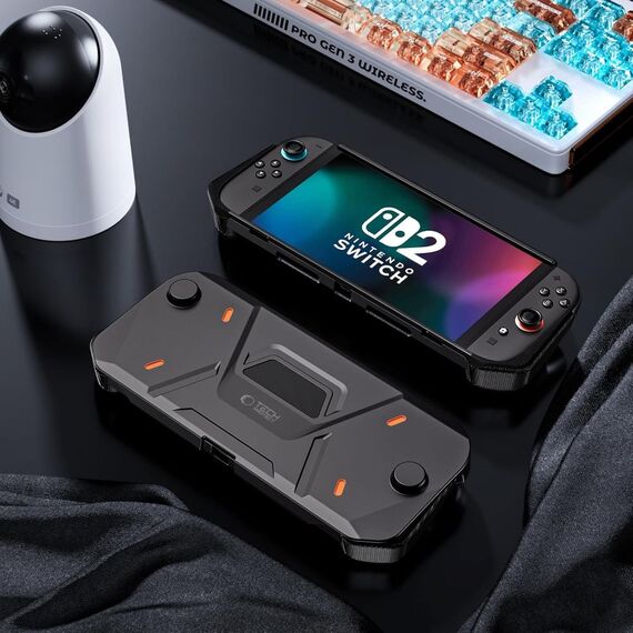 Tech-Protect Carbonox Case for Nintendo Switch 2 - Black - Nintendo Switch 2 Accessories - Accessories for Consoles - Techbox