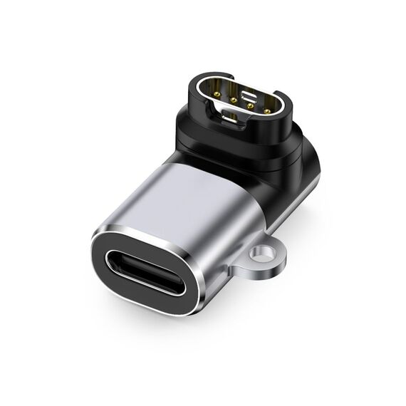 Tech-Protect Ultraboost USB-C Angle Adapter for Garmin Watch - Gray - Cables & Adapters - Cables & Accessories - Techbox