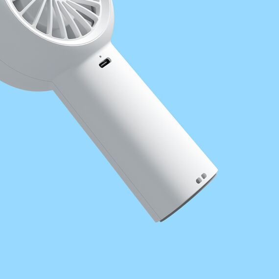 Jisulife Handheld Fan Life5 Plus 4000mAh Portable Mini Blower USB Fan - White | Techbox