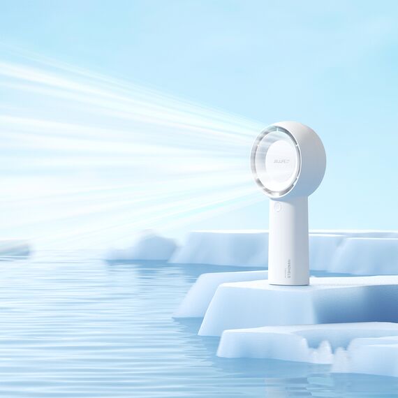 Jisulife Handheld Fan Life5 Plus 4000mAh Portable Mini Blower USB Fan - White | Techbox