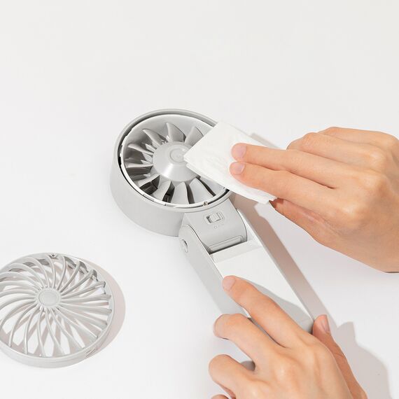 Jisulife Handheld Fan Life7 5000mAh Portable USB Fan - Gray - Fan Coolers - Cooling & Heating - Techbox