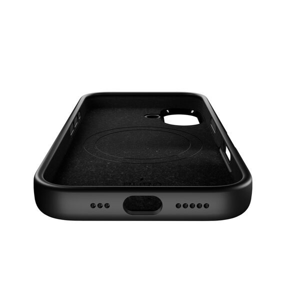 Pure Icon Mag Pro Liquid Silicone Case for iPhone 17, MagSafe Compatible, with Camera Protection and Aluminum Buttons - Black - Apple Cases - Cases - Techbox