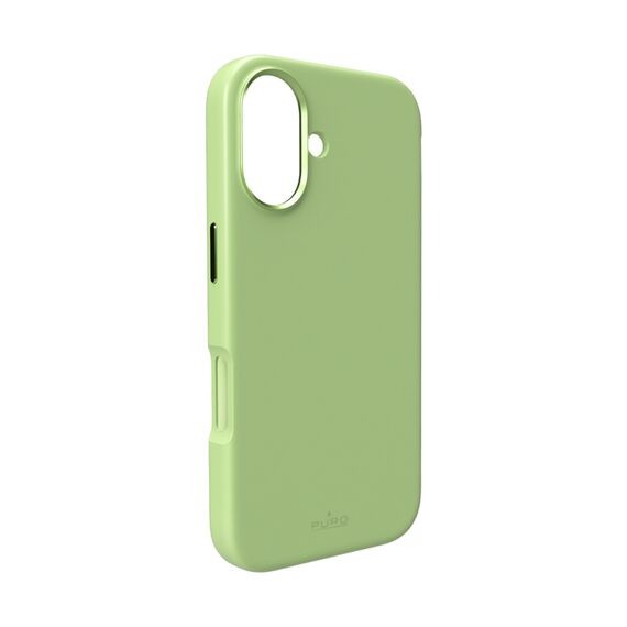 Pure Icon Mag Pro Liquid Silicone Case for iPhone 17, MagSafe Compatible, with Camera Protection and Aluminum Buttons - Green - Apple Cases - Cases - Techbox