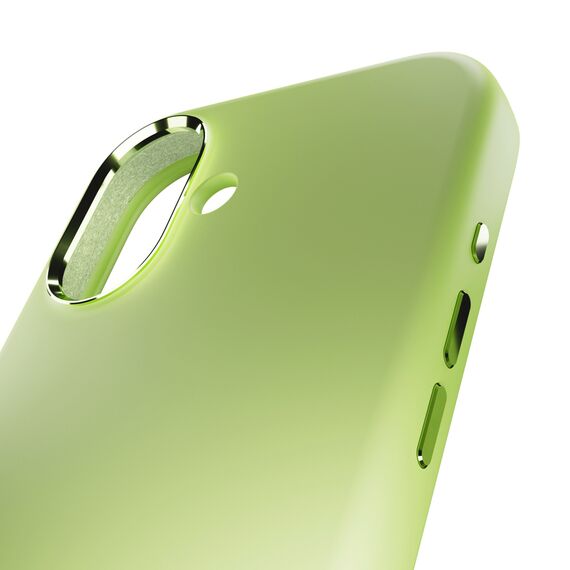 Pure Icon Mag Pro Liquid Silicone Case for iPhone 17, MagSafe Compatible, with Camera Protection and Aluminum Buttons - Green - Apple Cases - Cases - Techbox