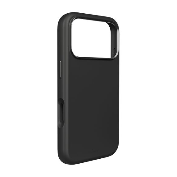 Pure Icon Mag Pro Liquid Silicone Case for iPhone 17 Pro, MagSafe Compatible, with Camera Protection and Aluminum Buttons - Black - Apple Cases - Cases - Techbox