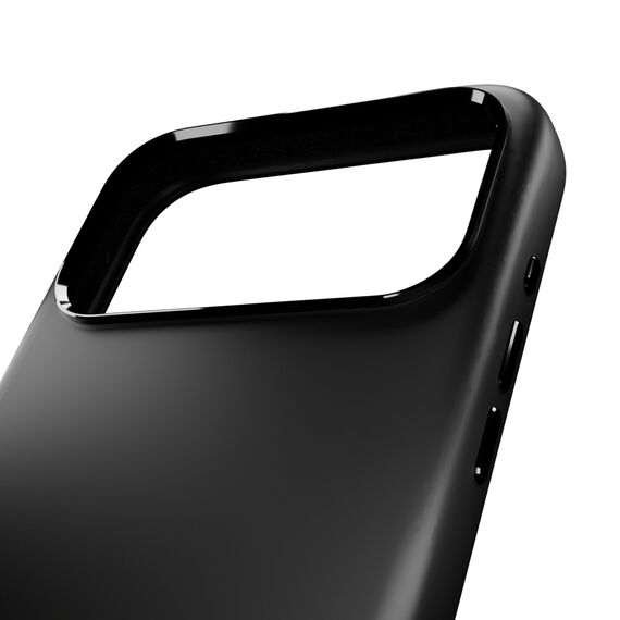 Pure Icon Mag Pro Liquid Silicone Case for iPhone 17 Pro, MagSafe Compatible, with Camera Protection and Aluminum Buttons - Black - Apple Cases - Cases - Techbox