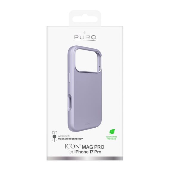 Pure Icon Mag Pro Liquid Silicone Case for iPhone 17 Pro, MagSafe Compatible, with Camera Protection and Aluminum Buttons - Pink - Apple Cases - Cases - Techbox