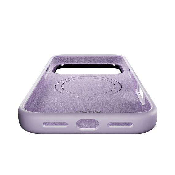 Pure Icon Mag Pro Liquid Silicone Case for iPhone 17 Pro, MagSafe Compatible, with Camera Protection and Aluminum Buttons - Pink - Apple Cases - Cases - Techbox