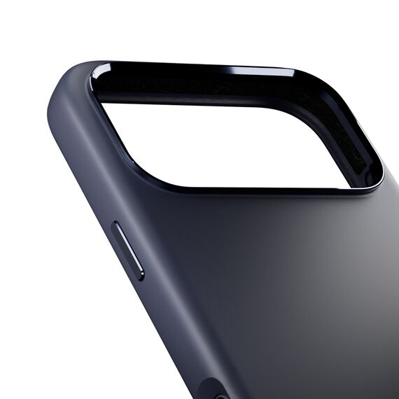 Pure Icon Mag Pro Liquid Silicone Case for iPhone 17 Pro Max, MagSafe Compatible, with Camera Protection and Aluminum Buttons - Dark Blue - Apple Cases - Cases - Techbox