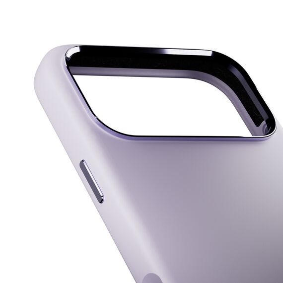 Pure Icon Mag Pro Liquid Silicone Case for iPhone 17 Pro Max, MagSafe Compatible, with Camera Protection and Aluminum Buttons - Pink | Techbox