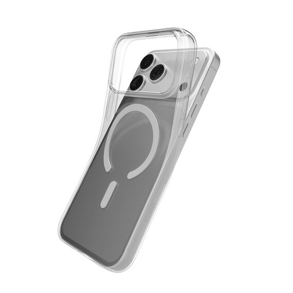 Puro 0.3 MAG Ultra-Slim TPU Case Compatible with MagSafe for iPhone 17 Pro Max - Transparent | Techbox