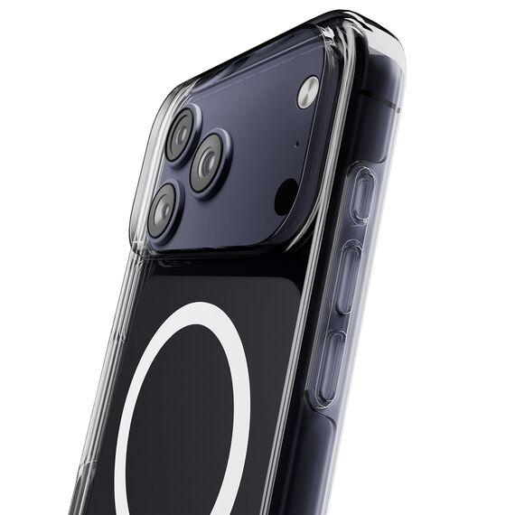 Puro Impact Clear D3O TPU+PC Case Compatible with MagSafe for iPhone 17 Pro - Transparent - Apple Cases - Cases - Techbox