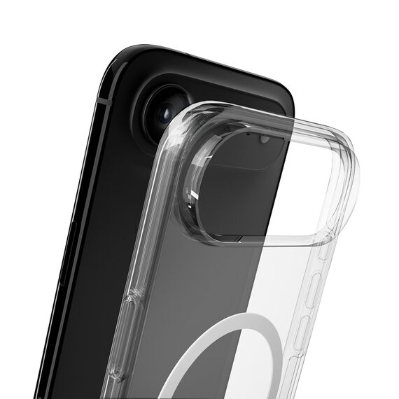 Puro Impact Clear D3O TPU+PC MagSafe Compatible Case for iPhone 17 Air - Transparent | Techbox