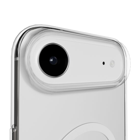 Puro Lite Mag TPU+PC Case Compatible with MagSafe for iPhone 17 Air - Transparent with White Ring - Apple Cases - Cases - Techbox