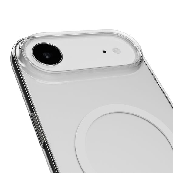 Puro Lite Mag TPU+PC Case Compatible with MagSafe for iPhone 17 Air - Transparent with White Ring - Apple Cases - Cases - Techbox