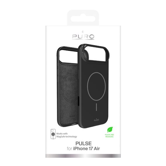 Puro Pulse Protective Case for iPhone 17 Air Polycarbonate - Black - Apple Cases - Cases - Techbox