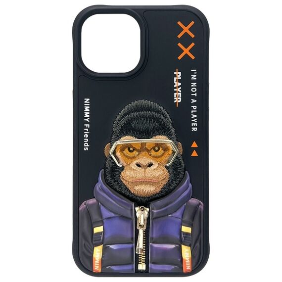 Nimmy Cool&amp;Cute 2.0 Monkey case for iPhone 15 - black - Uncategorized Cases (2) - Cases - Techbox