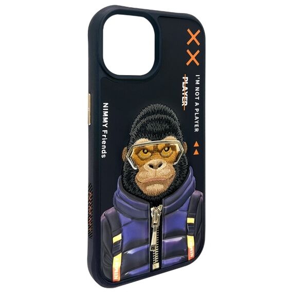 Nimmy Cool&amp;Cute 2.0 Monkey case for iPhone 15 - black - Uncategorized Cases (2) - Cases - Techbox