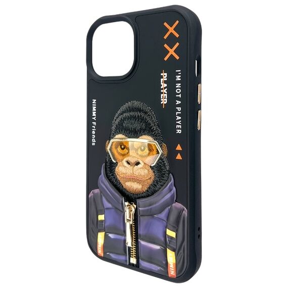 Nimmy Cool&amp;Cute 2.0 Monkey case for iPhone 15 - black - Uncategorized Cases (2) - Cases - Techbox