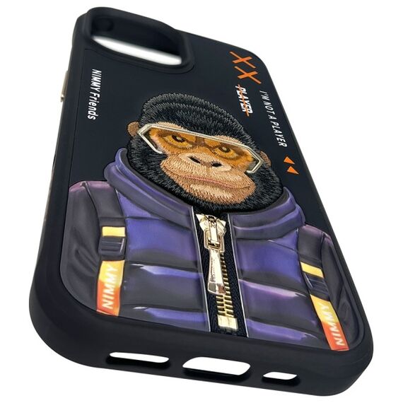 Nimmy Cool&amp;Cute 2.0 Monkey case for iPhone 15 - black - Uncategorized Cases (2) - Cases - Techbox