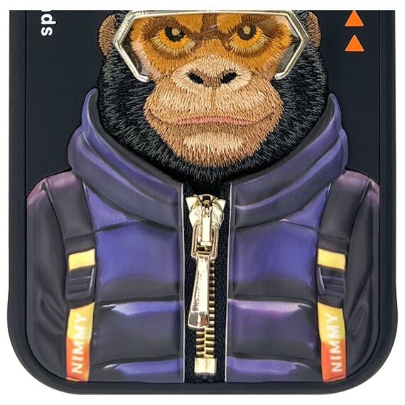 Nimmy Cool&amp;Cute 2.0 Monkey case for iPhone 15 - black - Uncategorized Cases (2) - Cases - Techbox