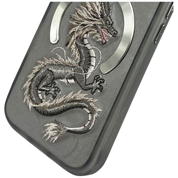 Nimmy Dragon MagSafe Case for iPhone 16 Pro - Gray | Techbox
