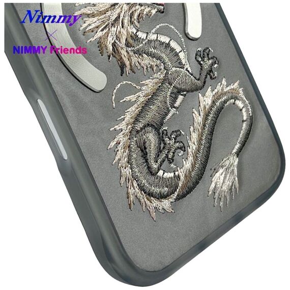 Nimmy Dragon MagSafe iPhone 16 Case - Gray | Techbox