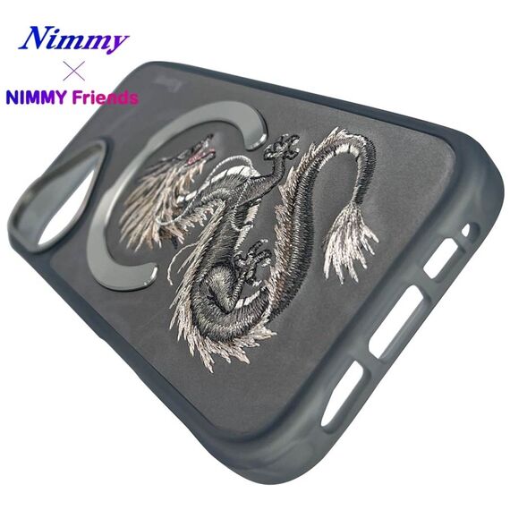 Nimmy Dragon MagSafe iPhone 16 Case - Gray | Techbox