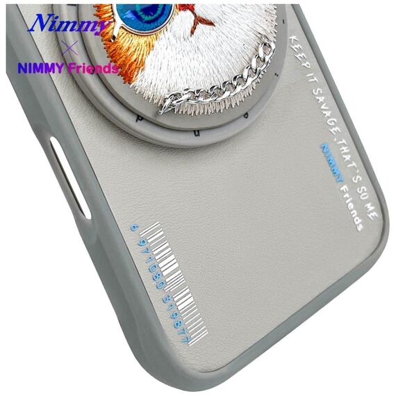 Nimmy Glasses Cool Cat MagSafe Case for iPhone 16 - Gray - Apple Cases - Cases - Techbox
