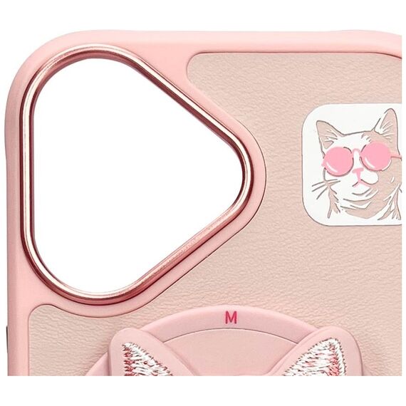 Nimmy Glasses Cool Cat MagSafe Case for iPhone 16 - Pink | Techbox