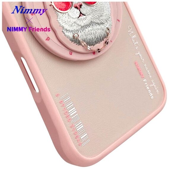 Nimmy Glasses Cool Cat MagSafe Case for iPhone 16 - Pink | Techbox