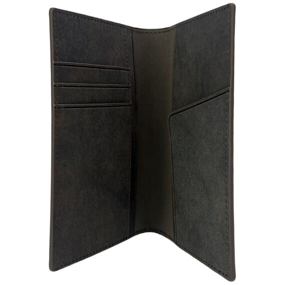 Nimmy Raptor Wolf Passport/Wallet Case - Brown