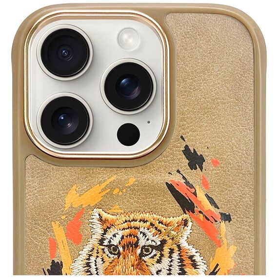 Nimmy Tiger MagSafe case for iPhone 16 Pro - brown | Techbox