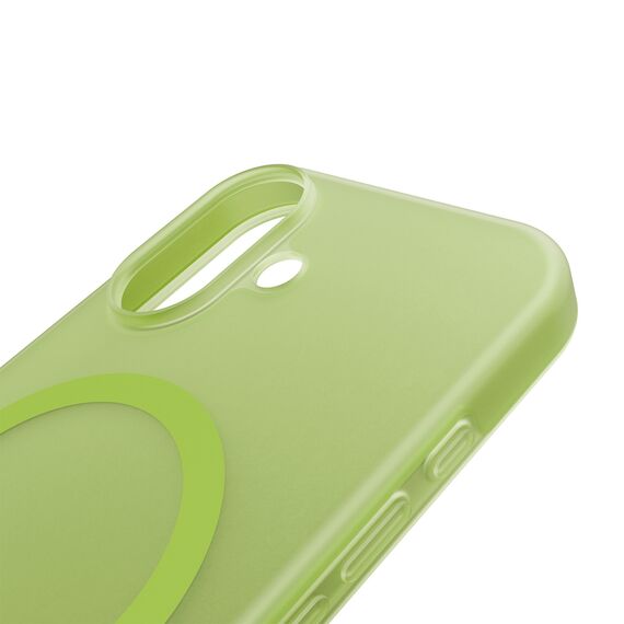 Puro Daylight Magsafe Compatible Silicone Case for iPhone 17 - Translucent Green | Techbox