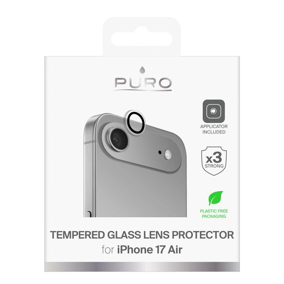 Puro Individual Tempered Glass Lens Screen Protector for iPhone 17 Air | Techbox
