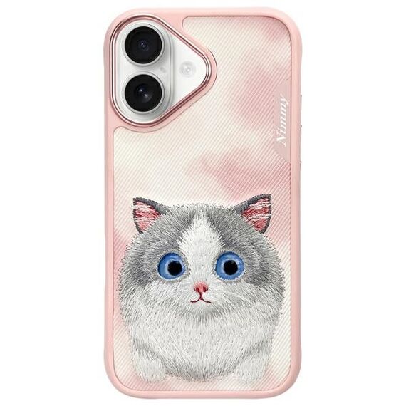 Nimmy Big Eyed Pet 2.0 Cat Case for iPhone 16 - Pink | Techbox